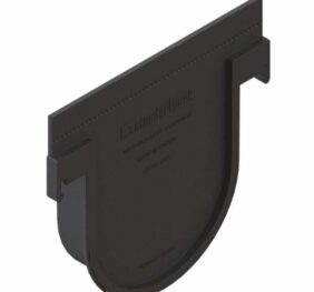 Placa capat PP Basic fara iesire pt. rigola LN100 Hext.155