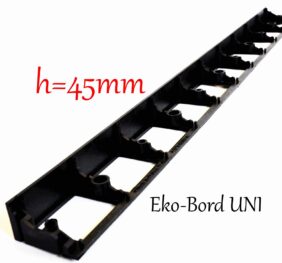 Bordura plastic EKO-BORD UNI h=45mm/l=1000mm