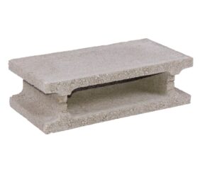 Bolţar fundaţie 50x15x25 cm, Gri