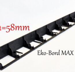 Bordura plastic EKO-BORD MAX h=58mm/l=1000mm