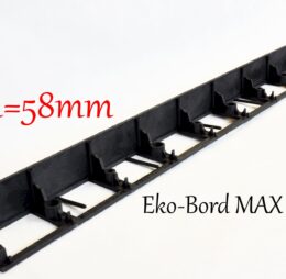 Bordura plastic EKO-BORD MAX h=58mm/l=1000mm
