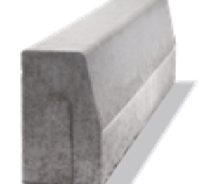 Bordura 50x15x25 cm, Gri