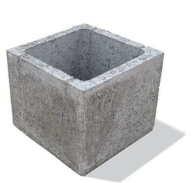 Boltar Stalp 30x30x25 cm, Gri