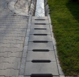 Placa rigola carosabila simplu armata PRC2