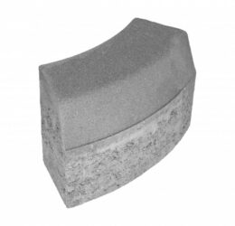 Bordura Curba B13 Convexa, Gri Ciment