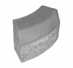 Bordura Curba B13 Convexa, Gri Ciment