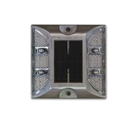 Lampa led solara semnalizare, Gri deschis