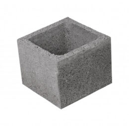 Boltar Stalp BS1 25x25x19.5 cm, Gri Ciment