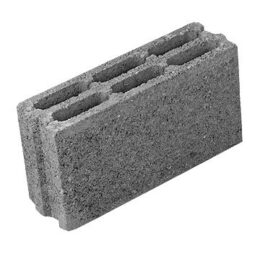 Boltar Zidarie BZ2 40×12.5×19.5 cm, Gri Ciment