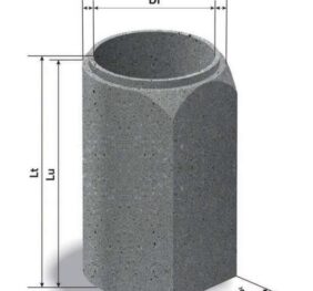 Tub cu talpă, cep și buză, Symm 164